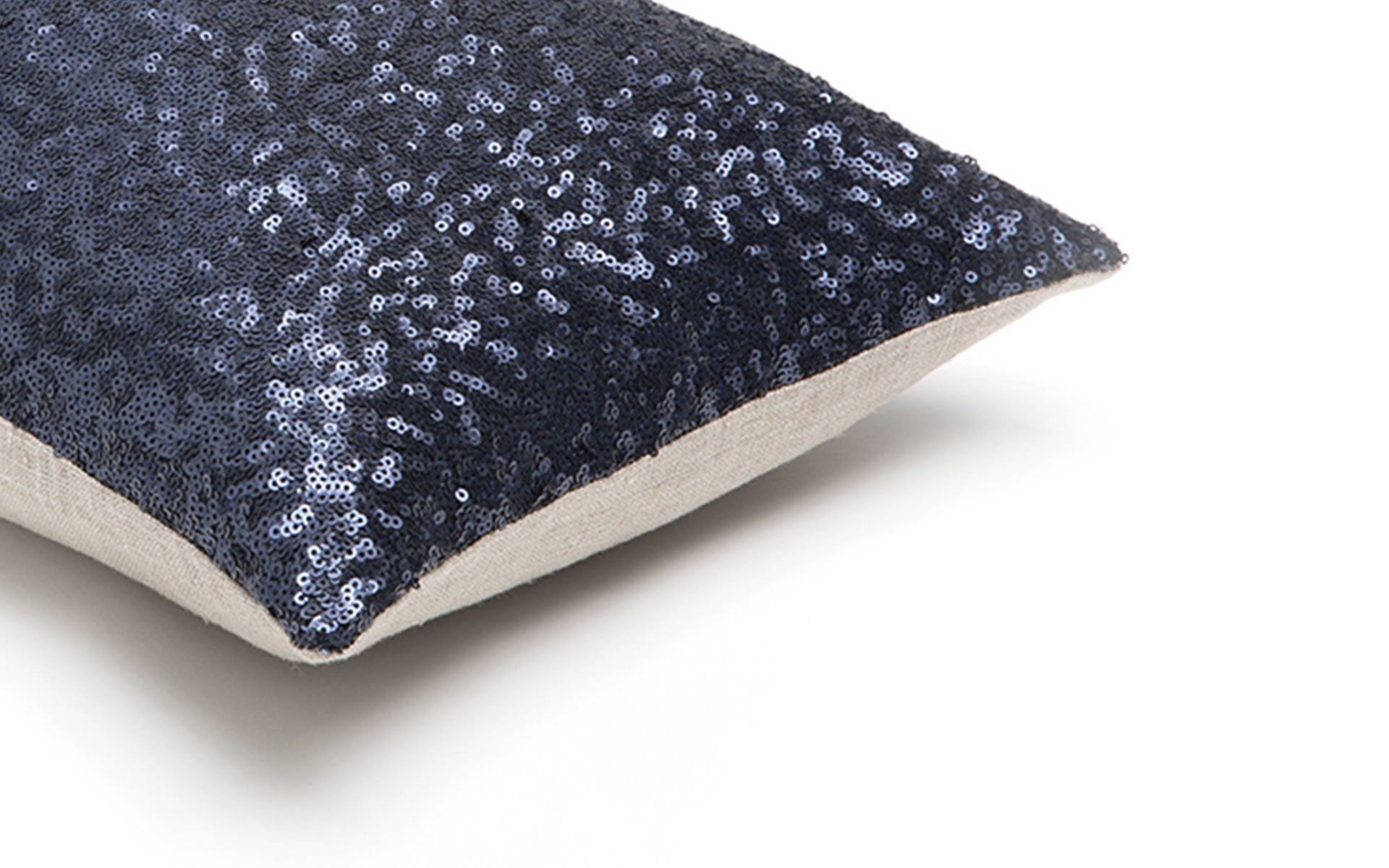 Mrs.Me home couture - cushion Spangles RoyalBlue detail 2